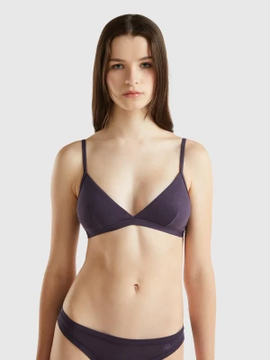 Benetton, Triangle Bra In Stretch Organic Cotton, size 1°, , Women United Colors of Benetton