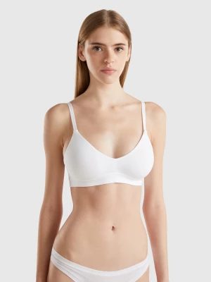 Benetton, Triangle Bra Without Padding, size 3°, White, Women United Colors of Benetton