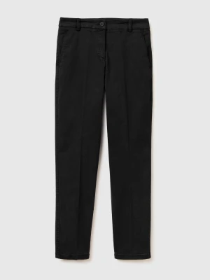 Benetton, Trousers, Black, Women United Colors of Benetton