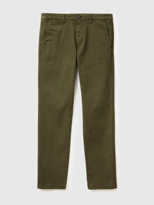 Benetton, Trousers, Size: 58, Dark Green, Men United Colors of Benetton