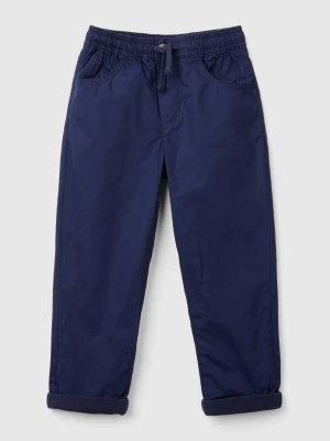 Benetton, Trousers With Drawstring, size 104, Dark Blue, Kids United Colors of Benetton