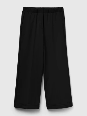 Benetton, Trousers With Elastic Waist, Size: XXS, Black, Women United Colors of Benetton