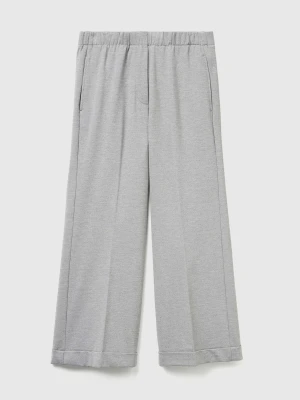 Benetton, Trousers With Elastic Waist, Size: XXS, Gray, Women United Colors of Benetton
