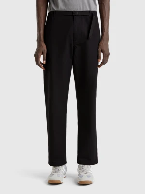 Zdjęcie produktu Benetton, Trousers With Straight Leg, size , Black, Men United Colors of Benetton