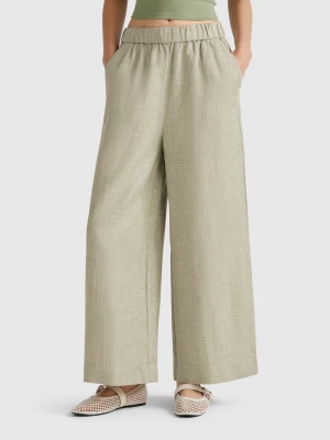 Benetton, Trousers With Wide Leg, size L, , Women United Colors of Benetton
