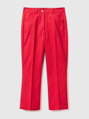 Benetton, Trumpet Trousers, Strawberry, Women United Colors of Benetton
