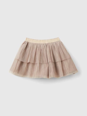 Benetton, Tulle Skirt, size 110, Dove Gray, Kids United Colors of Benetton