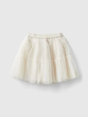 Benetton, Tulle Skirt, size M, Creamy White, Kids United Colors of Benetton