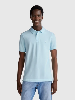 Benetton, Turquoise Regular Fit Polo, size XL, Turquoise, Men United Colors of Benetton