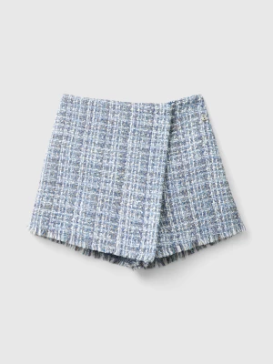 Benetton, Tweed Culottes, size XL, Multi-color, Kids United Colors of Benetton