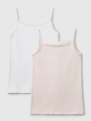 Benetton, Two Camisoles In Stretch Cotton, size XXS, Multi-color, Kids United Colors of Benetton
