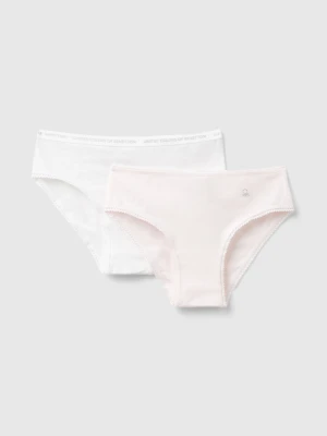 Benetton, Two Underwear In Stretch Cotton, size XXS, Multi-color, Kids United Colors of Benetton
