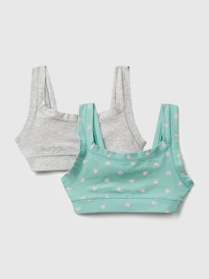 Benetton, Two Super Stretch Tops, Size: 2XL, Multi-color, Kids United Colors of Benetton