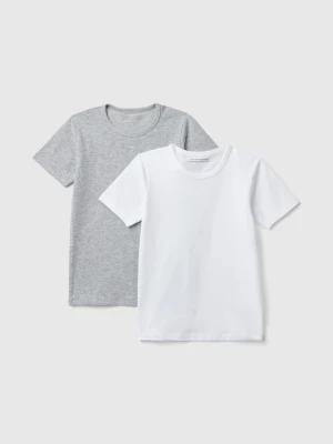 Benetton, Two T-shirts In Stretch Cotton, size XXS, Multi-color, Kids United Colors of Benetton