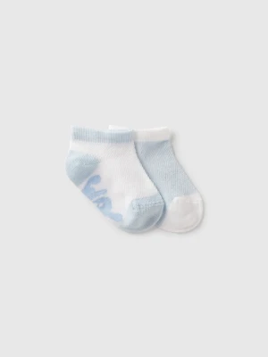 Benetton, Two-tone Sock Set, size 74, Sky Blue, Kids United Colors of Benetton