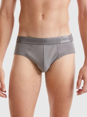 Benetton, Underwear In Lyocell Blend, size L, Gray, Men United Colors of Benetton