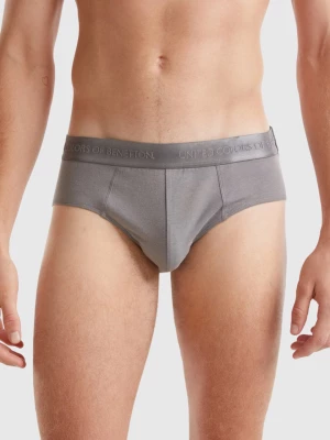 Benetton, Underwear In Lyocell Blend, size M, Gray, Men United Colors of Benetton