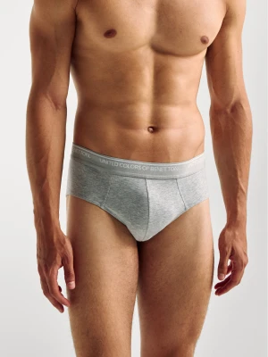 Benetton, Underwear In Stretch Cotton, Size: XL, Light Gray, Men United Colors of Benetton
