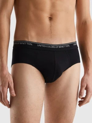 Benetton, Underwear In Stretch Organic Cotton, size S, Black, Men United Colors of Benetton