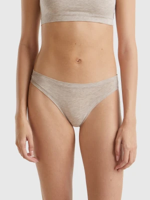 Benetton, Underwear In Super Stretch Organic Cotton., size OS, Beige, Women United Colors of Benetton