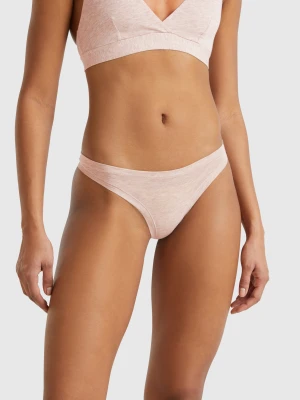 Benetton, Underwear In Super Stretch Organic Cotton., size OS, Beige, Women United Colors of Benetton