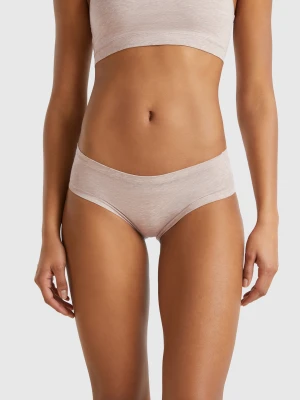 Benetton, Underwear In Super Stretch Cotton., size OS, Beige, Women United Colors of Benetton