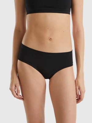 Benetton, Underwear In Super Stretch Organic Cotton., size OS, Black, Women United Colors of Benetton