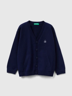Benetton, V-neck Cardigan, Size: 116, Dark Blue, Kids United Colors of Benetton