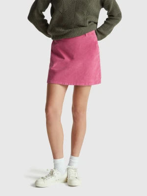 Benetton, Velvet Mini Skirt, Plum, Women United Colors of Benetton