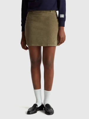 Benetton, Velvet Mini Skirt, Women United Colors of Benetton