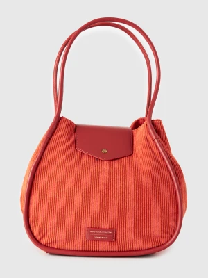 Benetton, Velvet Tote Bag, Size: OS, Women United Colors of Benetton