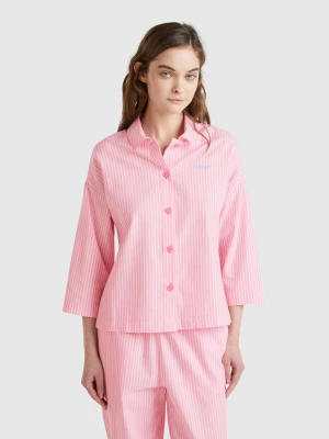 Benetton, Vertical Striped Pyjama Jacket, size XXS, Pink, Women United Colors of Benetton