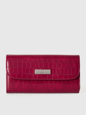 Benetton, Wallet With Coconut Print, Size: OS, Strawberry, Women United Colors of Benetton