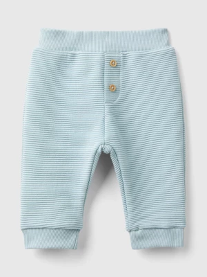 Benetton, Warm Cotton Blend Trousers, size 56, Aqua, Kids United Colors of Benetton