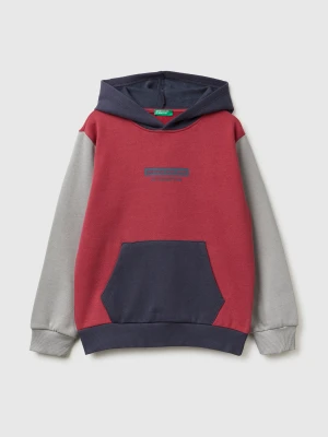 Benetton, Warm Hoodie, Size: XL, Coral, Kids United Colors of Benetton