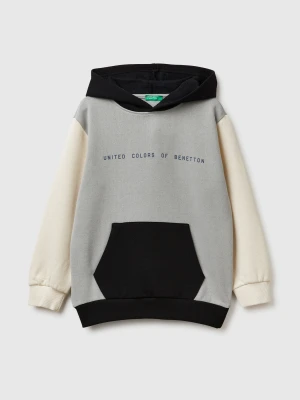 Benetton, Warm Hoodie, Size: XL, Gray, Kids United Colors of Benetton