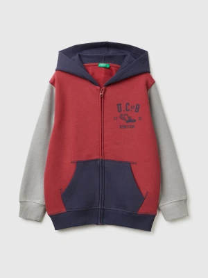Benetton, Warm Hoodie, Size: XL, Red, Kids United Colors of Benetton