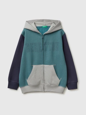 Benetton, Warm Hoodie, Size: XL, Turquoise, Kids United Colors of Benetton