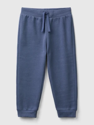 Benetton, Warm Sweat Joggers, Size: 116, Air Force Blue, Kids United Colors of Benetton