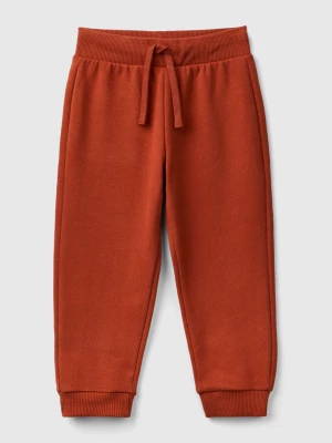 Benetton, Warm Sweat Joggers, size 116, Brick Red, Kids United Colors of Benetton