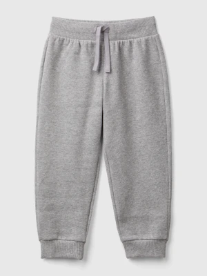 Benetton, Warm Sweat Joggers, Size: 116, Light Gray, Kids United Colors of Benetton