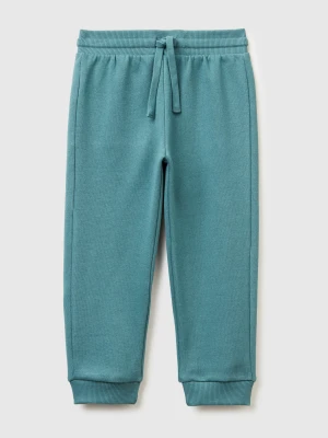 Benetton, Warm Sweat Joggers, Size: 116, Turquoise, Kids United Colors of Benetton