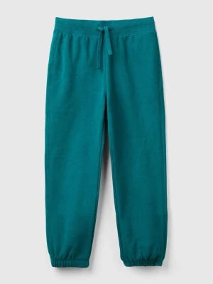 Benetton, Warm Sweat Joggers, size 2XL, Dark Green, Kids United Colors of Benetton