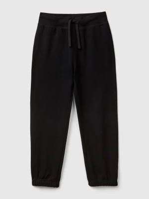 Benetton, Warm Sweat Joggers, Size: S, Black, Kids United Colors of Benetton