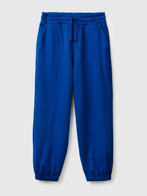 Benetton, Warm Sweat Joggers, Size: XL, Bright Blue, Kids United Colors of Benetton