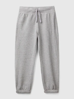 Benetton, Warm Sweat Joggers, Size: XL, Light Gray, Kids United Colors of Benetton
