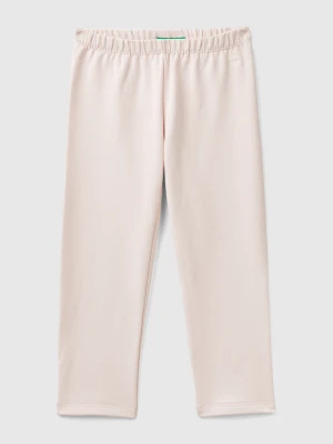Benetton, Warm Sweat Leggings, Size: 104, Soft Pink, Kids United Colors of Benetton