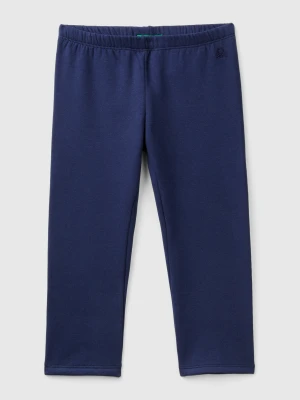 Benetton, Warm Sweat Leggings, Size: 90, Dark Blue, Kids United Colors of Benetton