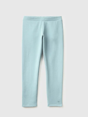 Benetton, Warm Sweat Leggings, Size: XL, Aqua, Kids United Colors of Benetton