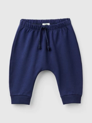 Benetton, Warm Sweat Trousers With Pocket, size 68, Dark Blue, Kids United Colors of Benetton